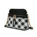 MKF Collection Suki Checkered Crossbody Bag By Mia K.