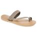 Brinley Co. Womens Braided Flip-flop Sandal
