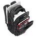 Tectonic PFT Backpack, 13 x 9 x 19, Black/Red