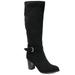 Womens Comfort Side Strap Riding Boot