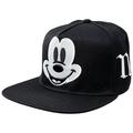 Mickey Mouse Big Face Adjustable Black Snapback Hat