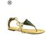 Luxtrada Womens CICI Venus Bikini Sandal Beach Summer Sandal Thong Sandal with Ankle Strap Sandal