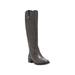 Inc International Concepts. Womens Fawne Leather Almond Toe Mid-Calf Riding Boots