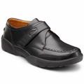 Dr. Comfort Frank Men's Dress Shoe: 8 Wide (E/2E) Black Velcro