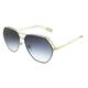 BVLGARI 0BV6098 BLACK/PALE GOLD Sunglasses