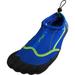 Norty - Young Mens Teens Skeletoe Aqua Wave Water Shoe - Runs 1 Size Small 41060-5D(M)US royal/lime