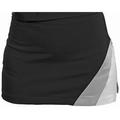 Pizzazz US125 -BLKWHT-AS US125 Adult Premier Tumble Uniform Skirt, Black with White - Small