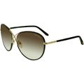 Tom Ford TF344 01B Rosie - Shiny Black/Brown Gradient by Tom Ford for Women - 62-13-130 mm Sunglasses