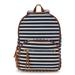 No Boundaries Navy and White Stripe Double Gusset Backpack