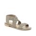 Kelsi Dagger Brooklyn RYDER Clove Open Leather Lined Cushioned Sole Sandals (6.5, Clove)