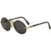 Cazal Legends Men's 644 001 Black/Gold Fashion Sunglasses 53mm