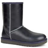 Ugg Classic Short Leather Boots Peacoat