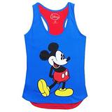 [P] Disney Juniors' Classic Mickey Mouse Pajama Top - Blue (XL)