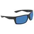 Costa Del Mar Reefton Blue Mirror Polarized Plastic Rectangular Sunglasses RFT 01 OBMP