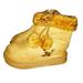 Cross Lace Fur Trim Fashion Print Footwear Toddler Girls Pom Pom Ankle Boots (Little Kid 3M, Camel)