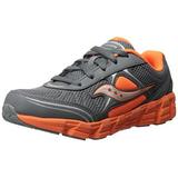 Saucony Kids Kotaro 2 Sneaker,Grey/Orange