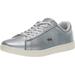 Lacoste Women's Carnaby Evo Sneaker Silver/Off White