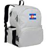 State of Mind Colorado Flag 17 Inch Backpack - Tan