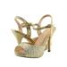 Blossom Robin 214 Women's Peep Toe Crystal Strappy Heels