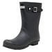 Exotic Identity Original Short Rain Boots, Waterproof, PVC, Nonslip Sole, Garden Boot, Lightweight, Adjustable Ankle Buckle