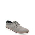 Tuck & Von Mens Genuine Suede Lightweight Canvas Accent Derby