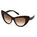 Roberto Cavalli Women's RC737S Acetate Sunglasses BROWN 58