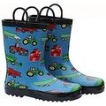 Foxfire FOX-600-16-1 Childrens Blue Farm Equipment Rain Boot - Size 1