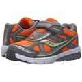 Saucony Little Kid/Toddlers Baby Ride Running Shoe, Orange/Grey