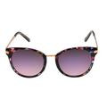 Foster Grant Women's Purple Mirrored Round Sunglasses I08