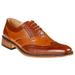 Gino Vitale Men's Two Tone Wing Tip Oxford Dress Shoes