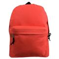 Case Lot 40pc Classic Backpack Basic Bookbag 16 inch Simple Daypack Medium School Bag (Fluorescent Pink)