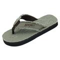 Starbay Men's Canvas upper and Insole EVA Outsole Casual Thong Flip Flop Flat Comfy Sandals