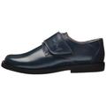 Elephantito Scholar Boy Velcro Navy Ankle-High Oxford Shoe - 11.5M