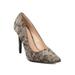 New Women Qupid Milia-01 Velvet Pointy Toe Stiletto Pump