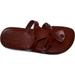 women/girls genuine leather biblical sandals / flip flops sarah style i - holy land market camel trademark