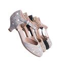 Jemma12K by Forever Link, Children Girls Glitter Rhinestone Pumps - Kids Party Sparkling Shoes