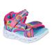 Infant Girls' Skechers S Lights Heart Lights Color Groove Sandal