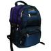 K-Cliffs Deluxe Dobby Nylon Laptop Backpack (fits 15" Laptop) Navy