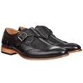 UV Signature Men's Single Monk Strap Wing Tip Shoes