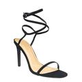 Timeless43 Thin Ankle Strap Stiletto Sandal - Women Criss Cross High Heel Shoes