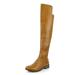 DailyShoes Knee High Boots Riding Boot Tall Knee-high Over The Thigh Low Heel Winter Toe Block Thick Dress Shoes Side Booties Snow Rider for Women