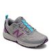 New Balance Women's Nitrel V3 Trail Running Shoe Steel/Voltage Violet 8.5 B US