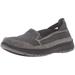 Easy Street Women's Kacey Flat, Grey Flannel/Snake, 6 N US