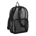 Eastsport Multi-Purpose Mesh Backpack with Front Pocket, Adjustable Straps and Lash Tab, Midnight Black