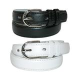 CTMÂ® Kid's Basic Leather Dress Belt (Pack of 2 Colors)