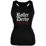 Roller Derby For Those Who Dont Play Well With Others Black Juniors Soft Tank Top - Small