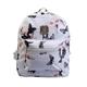 Lady Girls? Backpack Floral Printing Satchel PU Leather School Travel Daypack Bag Waterproof Knapsack