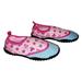 101 BEACH Girls Aqua Water Shoe - Floral Prints (1 M US Little Kids, Blue/Pink Floral)