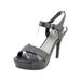 G by Guess Womens Cenikka Open Toe Ankle Strap Platform Pumps