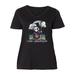 Inktastic I Love Halloween with Cute Trick or Treating Grim Reaper Adult Women's Plus Size V-Neck Female